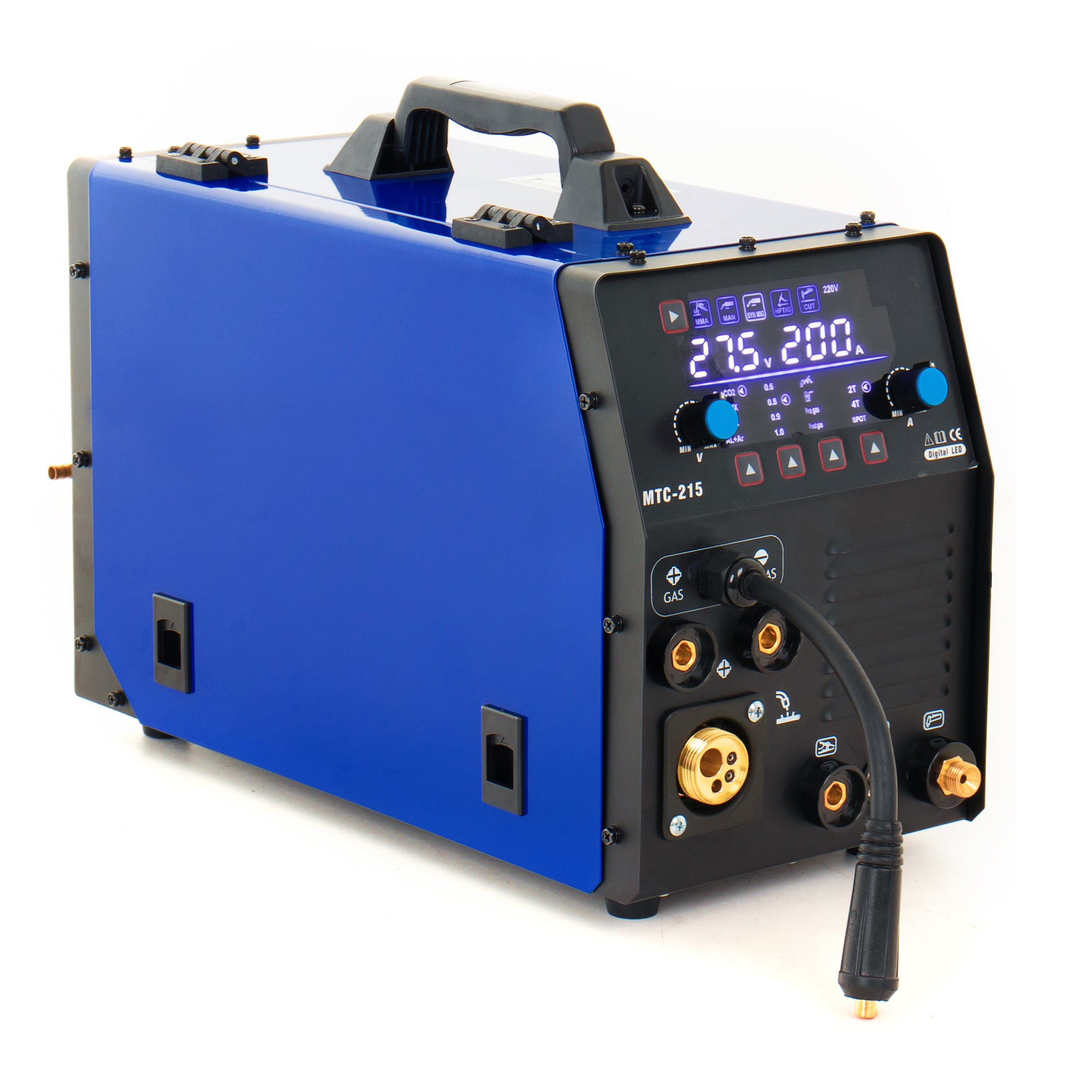 MTC-215 5-in-1 With MIG, Flux Cored Wire Welding,HF TIG, CUT and MMA Multi-Functional Welder & Cutter